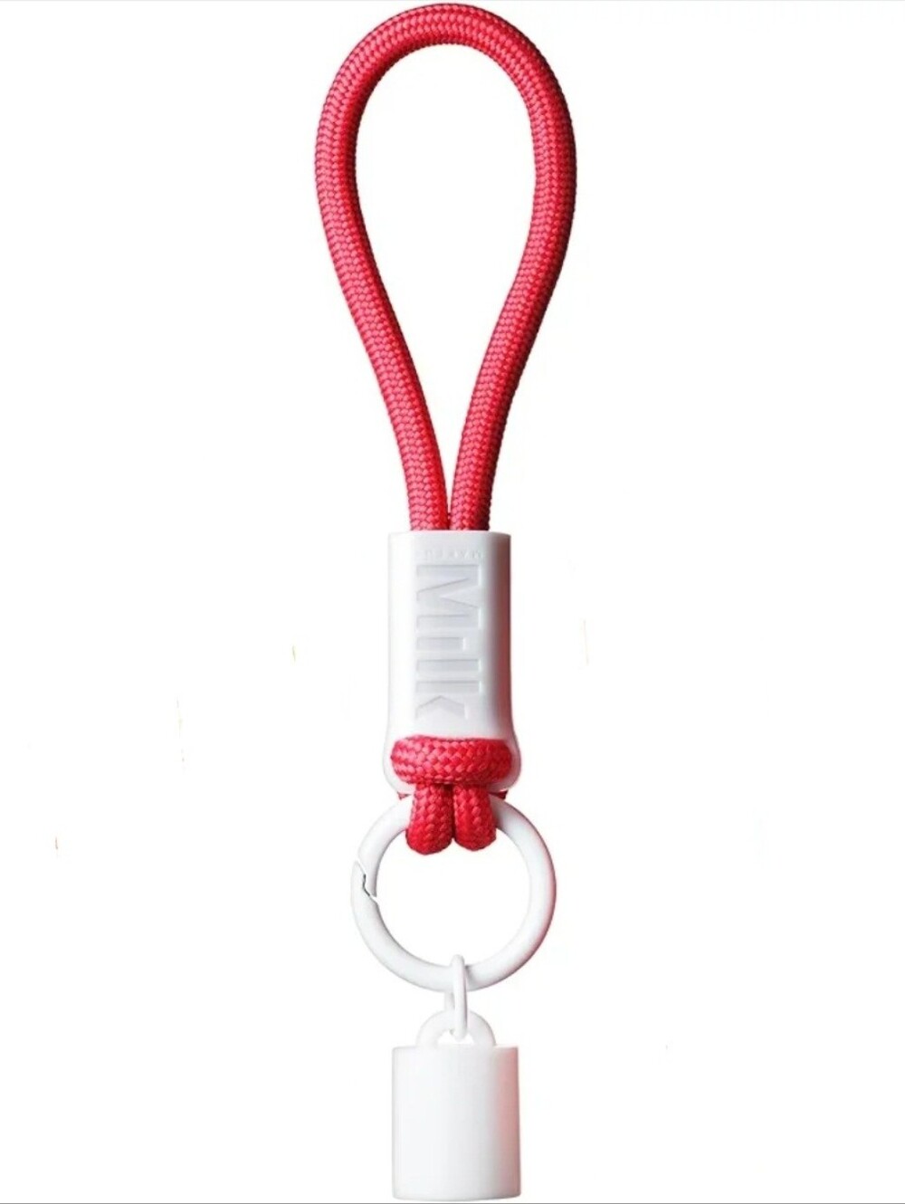 Milk Makeup Pink Rope Keychain New